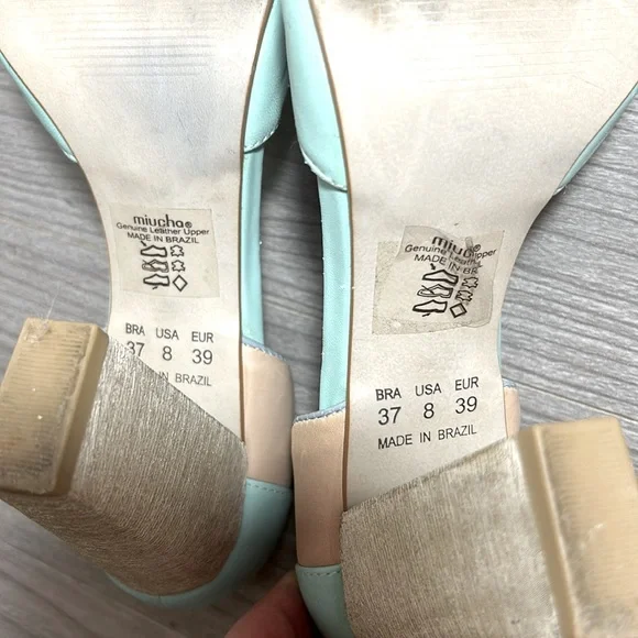 MIUCHA Genuine leather, Made in Brazil, Sz 8 (fits 8-8.5) - Picture 5 of 6